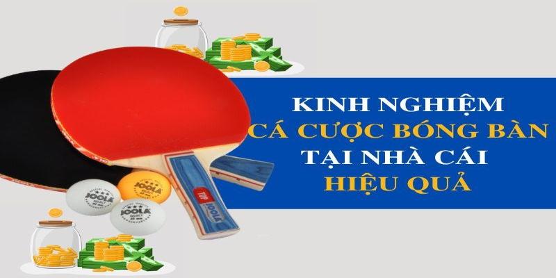 Chiến thuật để dễ thắng khi chơi betting bóng bàn