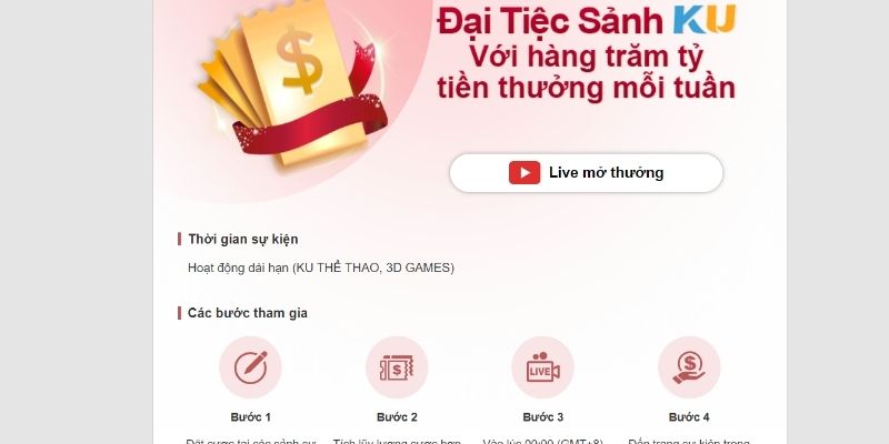 Làm giàu nhờ các chương trình khuyến mãi của nhà cái Kubet